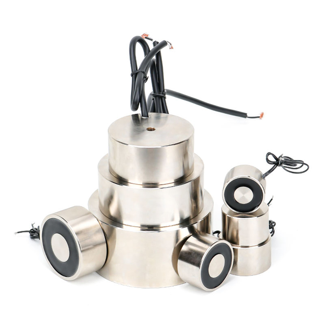 Elettromagnete di aspirazione elettrica rotonda elettrica