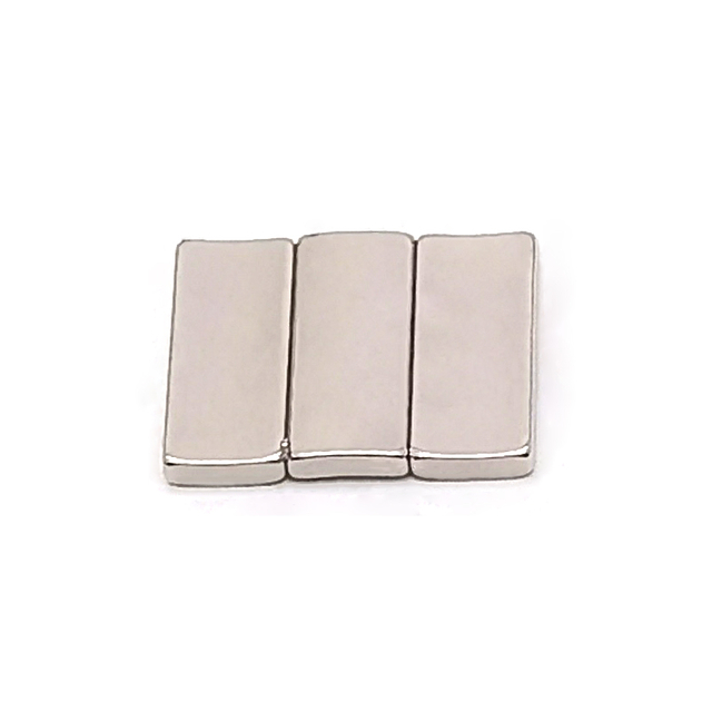 Blocco di placcatura nichel ad alte prestazioni N52H Rare Earth NDFEB Magnet per motore drone